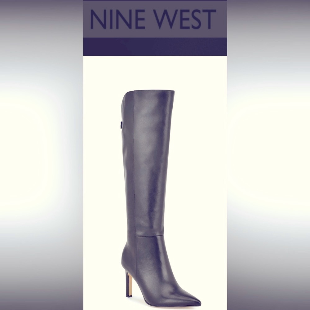 Tall Black Leather Boots